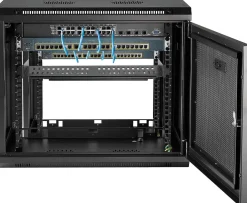 Startech 9U väggmonterat serverrackskåp - 15 tum djup