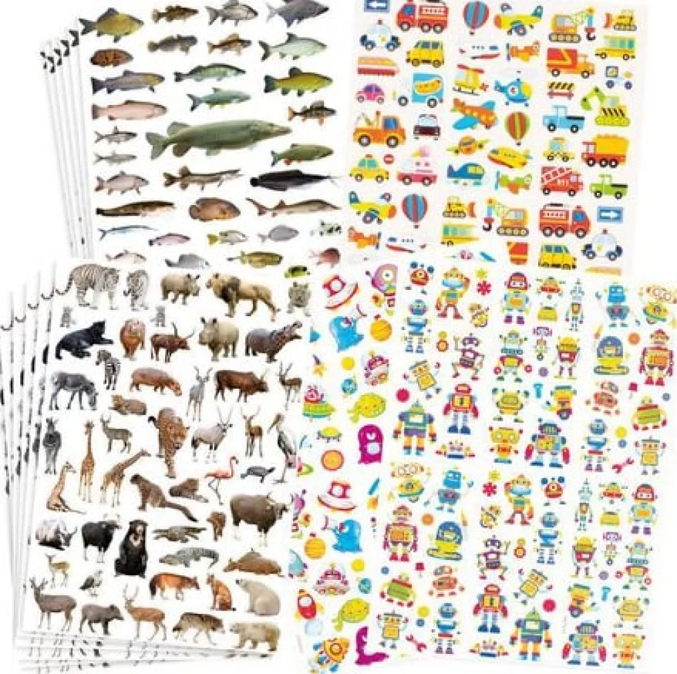 Stickers storpack blandade motiv 526/fp