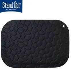 Ståmatta StandUp Air 53x77cm, nitrilgummi svart
