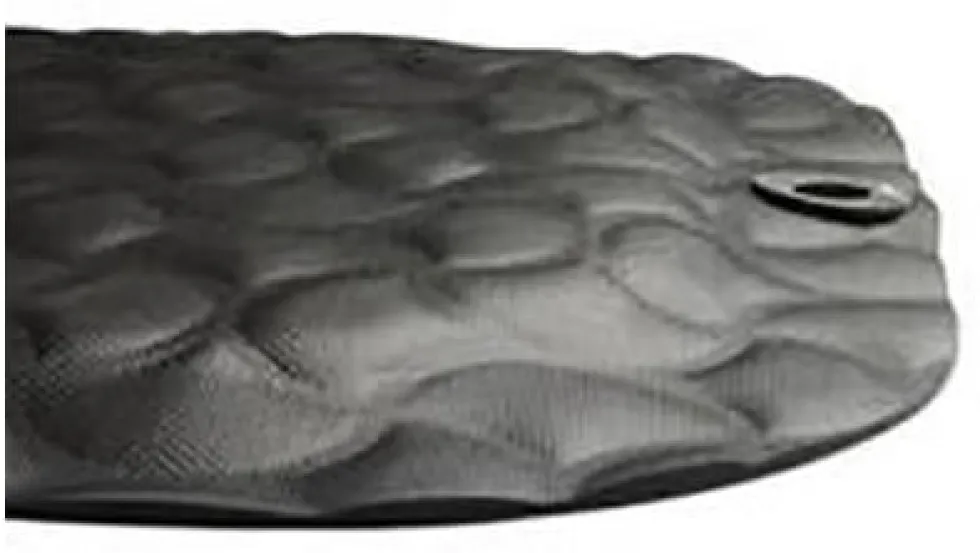 Ståmatta StandUp Air 53x77cm, nitrilgummi svart