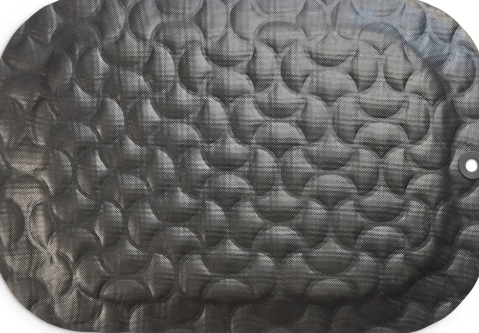 Ståmatta StandUp Air 53x77cm, nitrilgummi svart