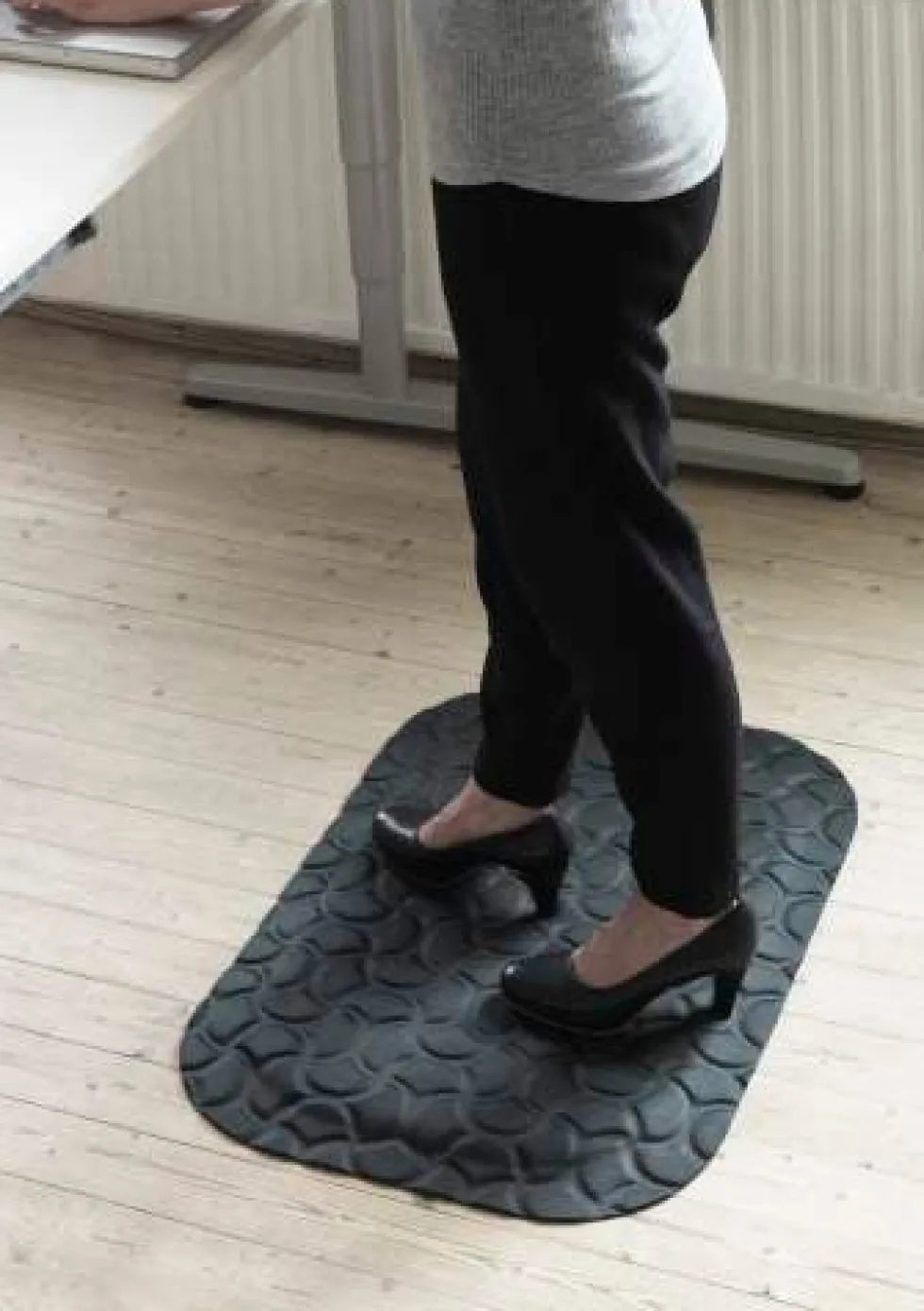 Ståmatta StandUp Air 53x77cm, nitrilgummi svart