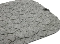 Ståmatta StandUp Big Air 53x99cm, textil grå