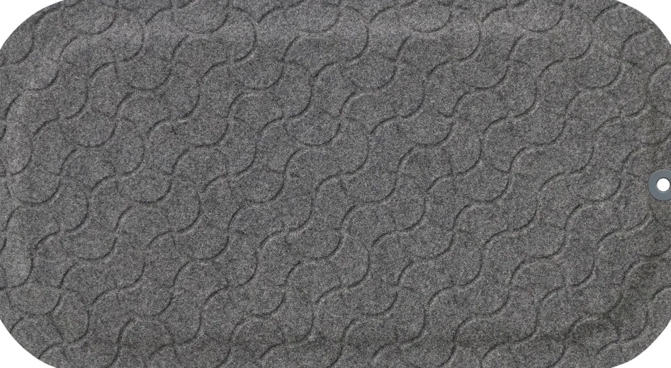 Ståmatta StandUp Big Air 53x99cm, textil grå