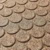 Ståmatta StandUp Circle 53x77cm, textil beige