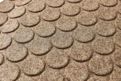 Ståmatta StandUp Circle 53x77cm, textil beige