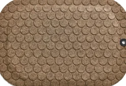 Ståmatta StandUp Circle 53x77cm, textil beige