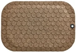Ståmatta StandUp Circle 53x77cm, textil beige