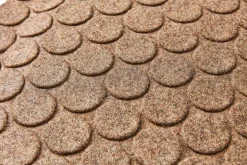 Ståmatta StandUp Circle 53x77cm, textil beige
