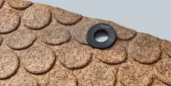 Ståmatta StandUp Circle 53x77cm, textil beige
