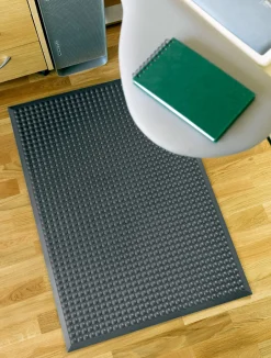 Ståmatta Yoga Pur 66x96cm, gummi grå
