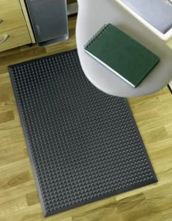 Ståmatta Yoga Pur 66x96cm, gummi grå