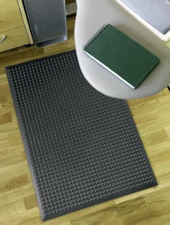 Ståmatta Yoga Pur 66x96cm, gummi grå