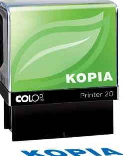 Stämpel "KOPIA" 33x7mm COLOP Blå