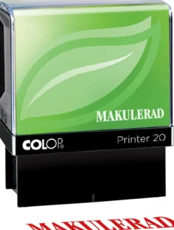 Stämpel "MAKULERAD" 35x5mm COLOP Röd