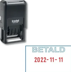 Stämpel PRINTY 4750/L2 Datum - Betald