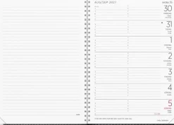 Stor Veckokalender 2027 konstl. Svart