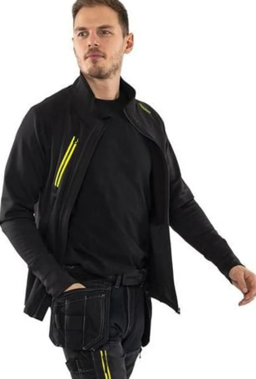 Stretchjacka FRISTADS 4870 GPY svart 2XL