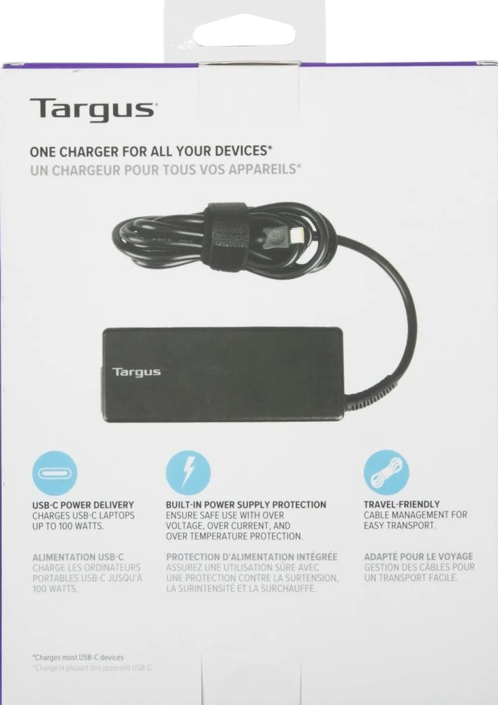 Strömadapter TARGUS USB-C 100W PD