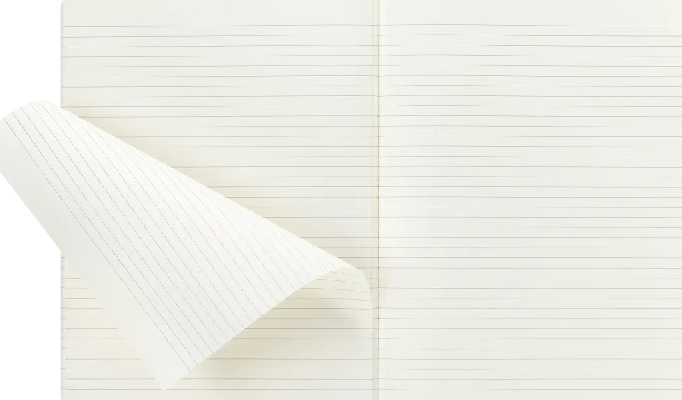 Student Cahier Linjerad XXL Svart