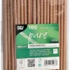 Sugrör PURE papp böjbar 20cm brun 100/fp