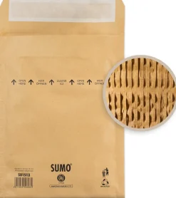 Sumo vadderad påse brun 145x215mm (10)