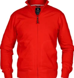 Sweatjacka TEXSTAR HC04 röd 3XL