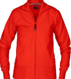 Sweatjacka TEXSTAR WC04 dam röd XL