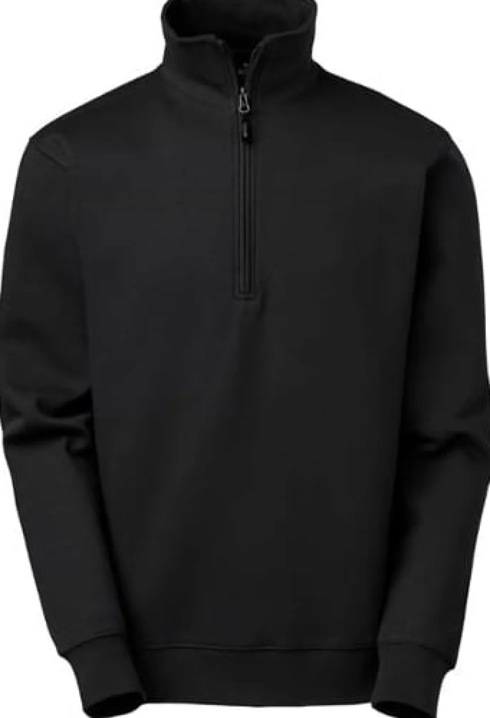 Sweatshirt halfzip SW Stewart svart L