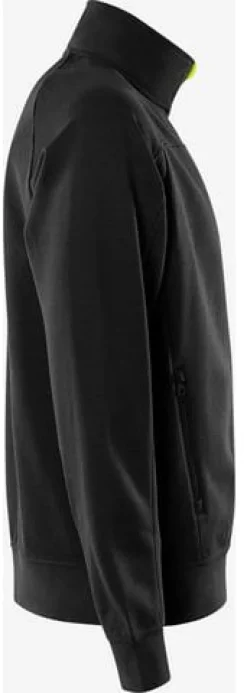 Sweatshirt jacka FRISTAD 7552 S sv/gul