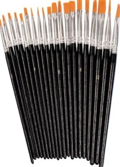Syntetpenselset flata 20/fp