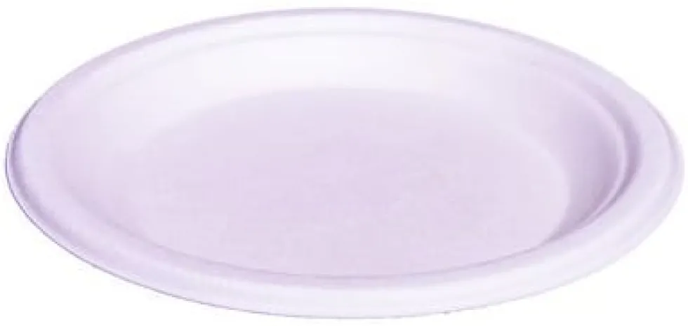 Tallrik Bagasse BIO 15,5 cm 50/fp