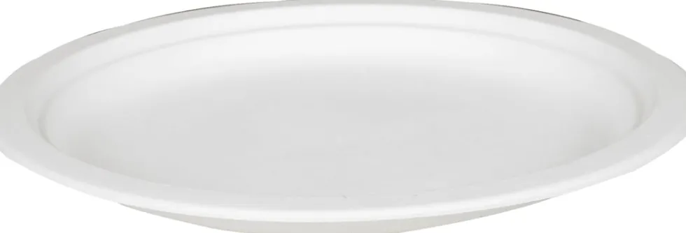 Tallrik Miljö Bagasse 23 cm 50/fp