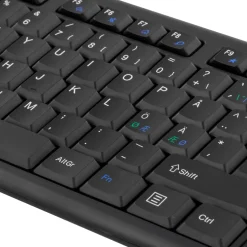 Tangentbord DELTACO TB-122 trådlöst slim svart