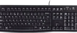 Tangentbord Logitech K120 Svart, sladd