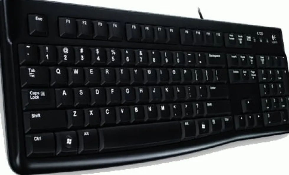 Tangentbord Logitech K120 Svart, sladd