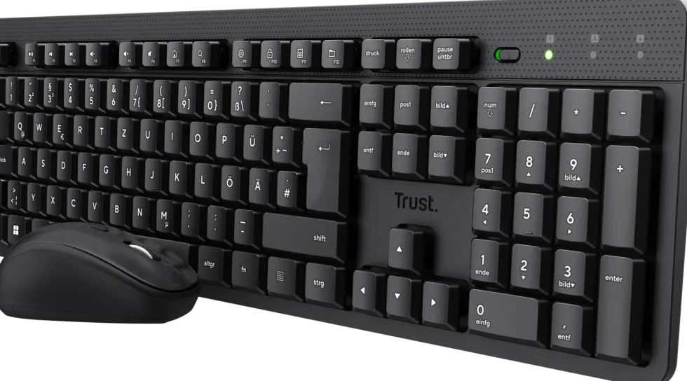 Tangentbord+Mus TRUST TKM-360 Trådlös
