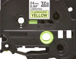 Tape BROTHER TZEC51 24mm svart på gul