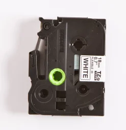 Tape BROTHER TZE-FX241 18mm svart på vit