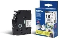 Tape BROTHER TZE-FX241 18mm svart på vit