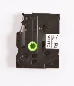 Tape BROTHER TZE-FX211 6mm Svart på Vit