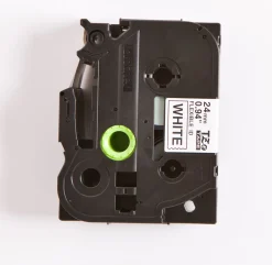 Tape BROTHER TZE-FX251 24mm svart på vit