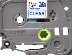 Tape BROTHER TZE133 12mm Blå på Klar