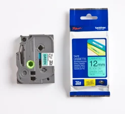 Tape Brother TZe 731 12mm svart på grön