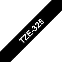 Tape BROTHER TZE325 9mm vit på svart