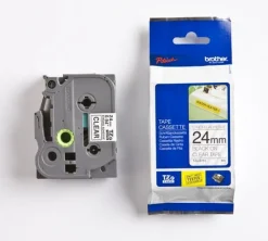 Tape BROTHER TZES151 24mm svart på klar