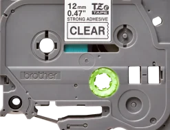 Tape BROTHER TZES131 12mm svart på klar