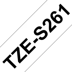Tape BROTHER TZe-S261 36mm svart/vit