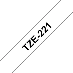 Tape Brother TZz 221 9mm svart på vit