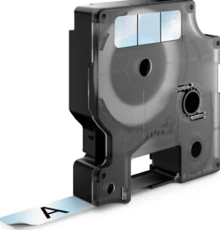 Tape DYMO D1 24mm svart på klar